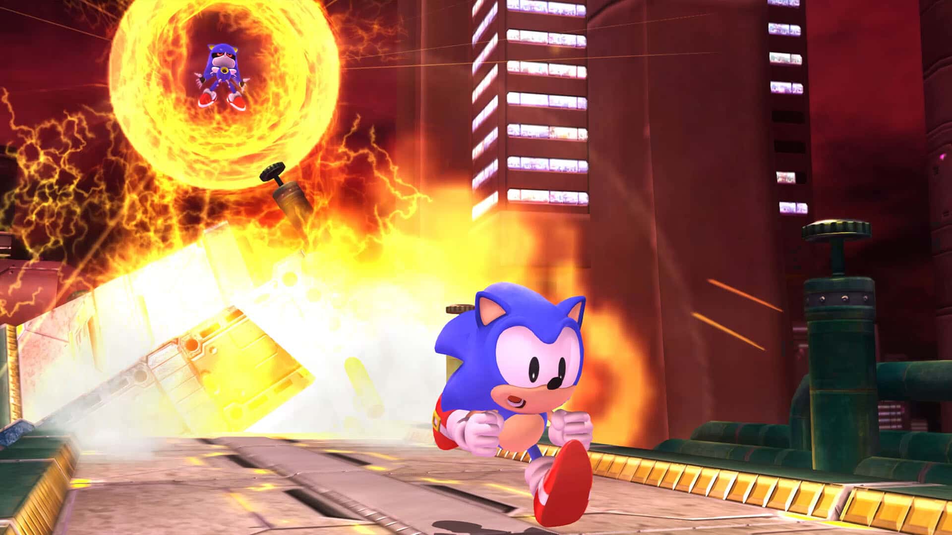 索尼克×夏特 世代重启 SONIC X SHADOW GENERATIONS 中文版全息投影
